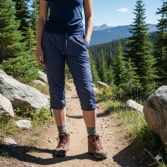 The North Face Pants - The North Face Women's XS Blue Aphrodite 2.0 Capri Pants